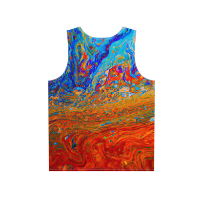 All Over Prints - Metamorphic Blue Tank Top - Acid Daddy