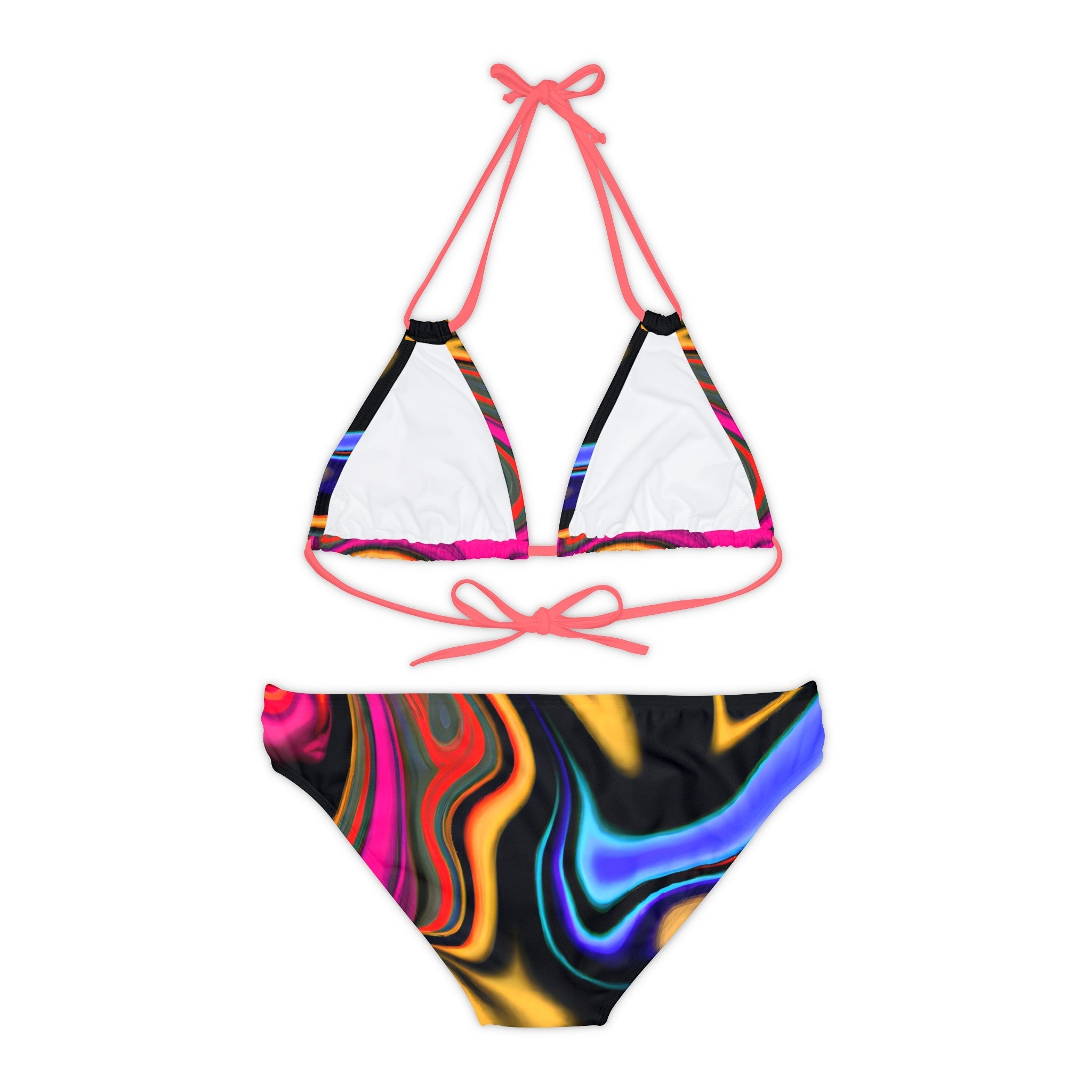 All Over Prints - Women's Entanglement Strappy Bikini - Acid Daddy