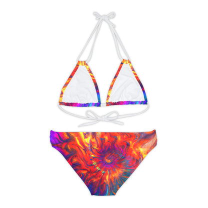 All Over Prints - Women's Fibonacci 2.0 Strappy Bikini - Acid Daddy