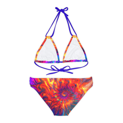 All Over Prints - Women's Fibonacci 2.0 Strappy Bikini - Acid Daddy