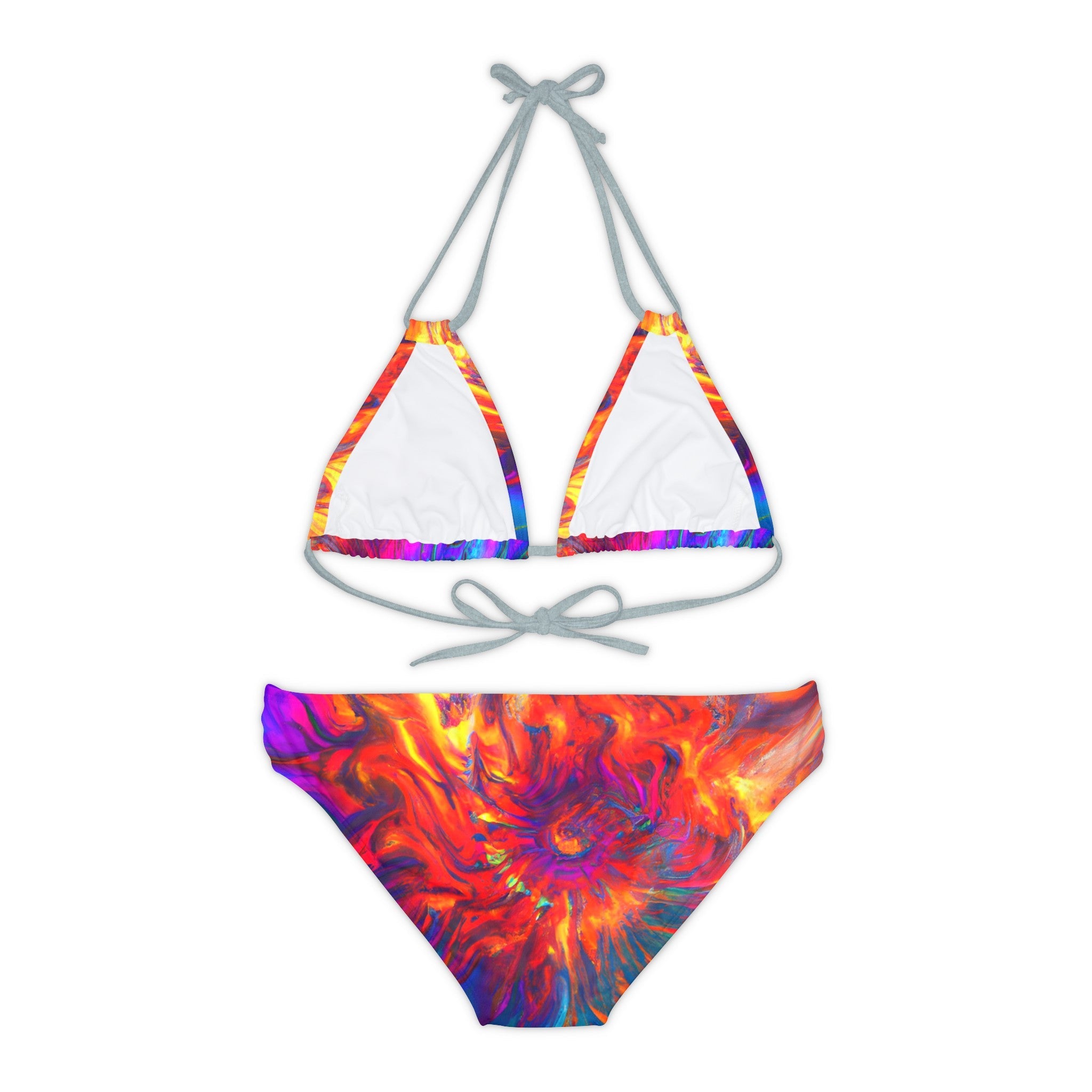 All Over Prints - Women's Fibonacci 2.0 Strappy Bikini - Acid Daddy