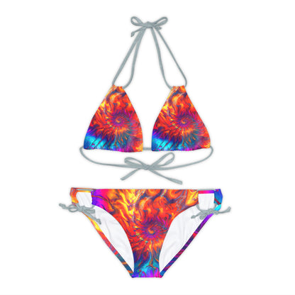 All Over Prints - Women's Fibonacci 2.0 Strappy Bikini - Acid Daddy