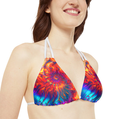 All Over Prints - Women's Fibonacci 2.0 Strappy Bikini - Acid Daddy