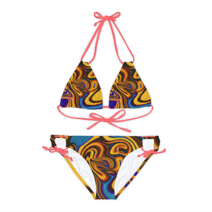 All Over Prints - Women's Gilded Enchantress Strappy Bikini - Acid Daddy