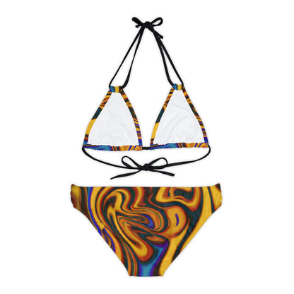 All Over Prints - Women's Gilded Enchantress Strappy Bikini - Acid Daddy