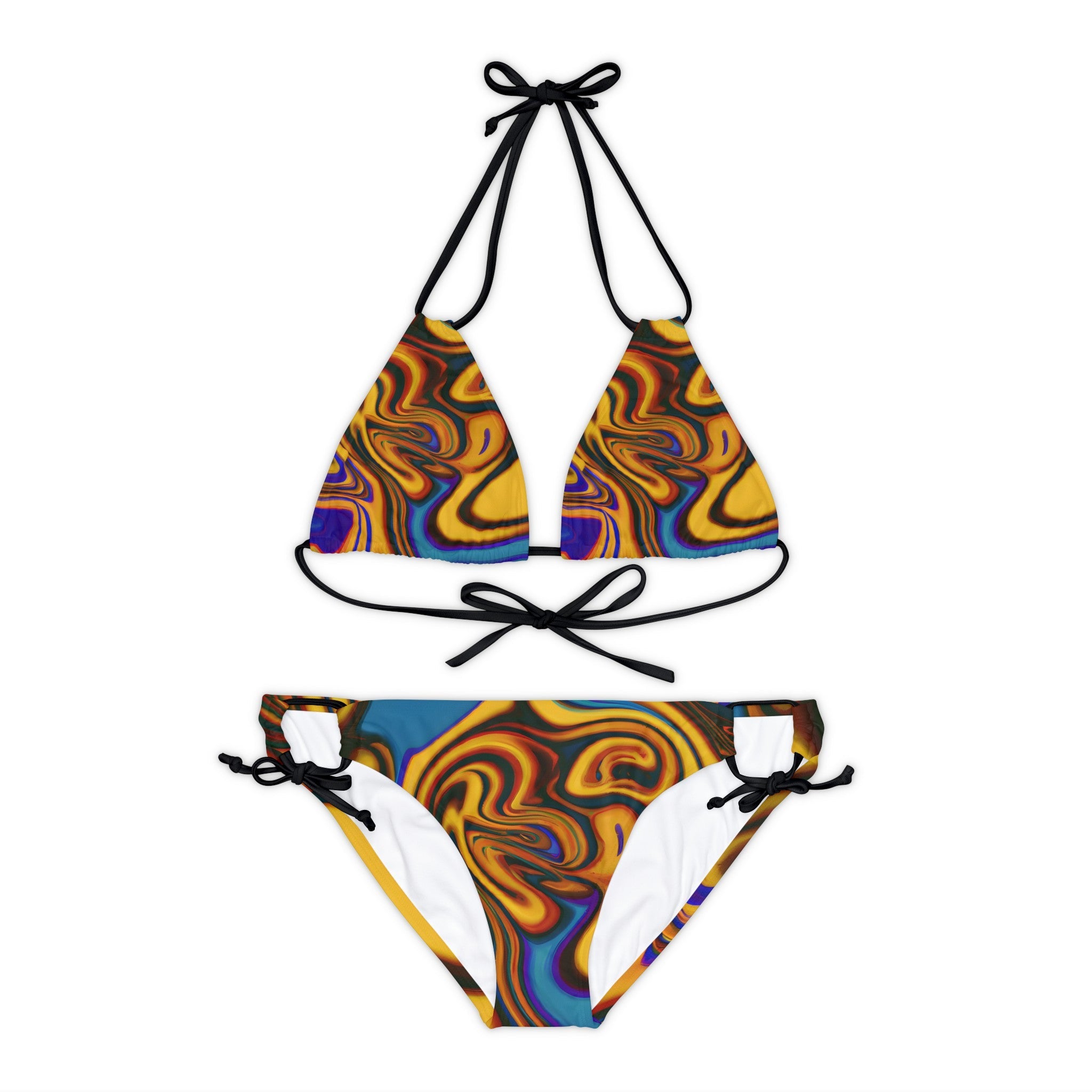 All Over Prints - Women's Gilded Enchantress Strappy Bikini - Acid Daddy