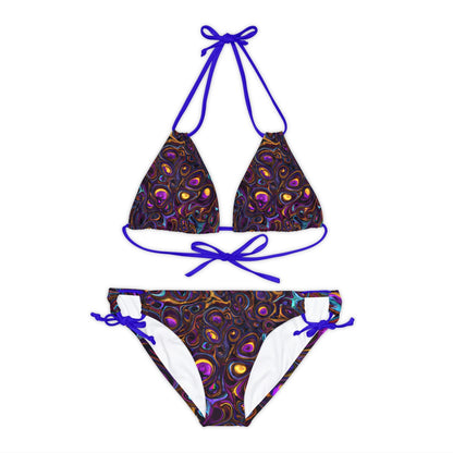 All Over Prints - Women's Heady Strappy Bikini - Acid Daddy