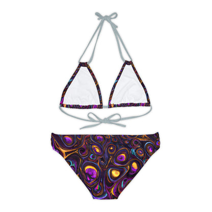 All Over Prints - Women's Heady Strappy Bikini - Acid Daddy