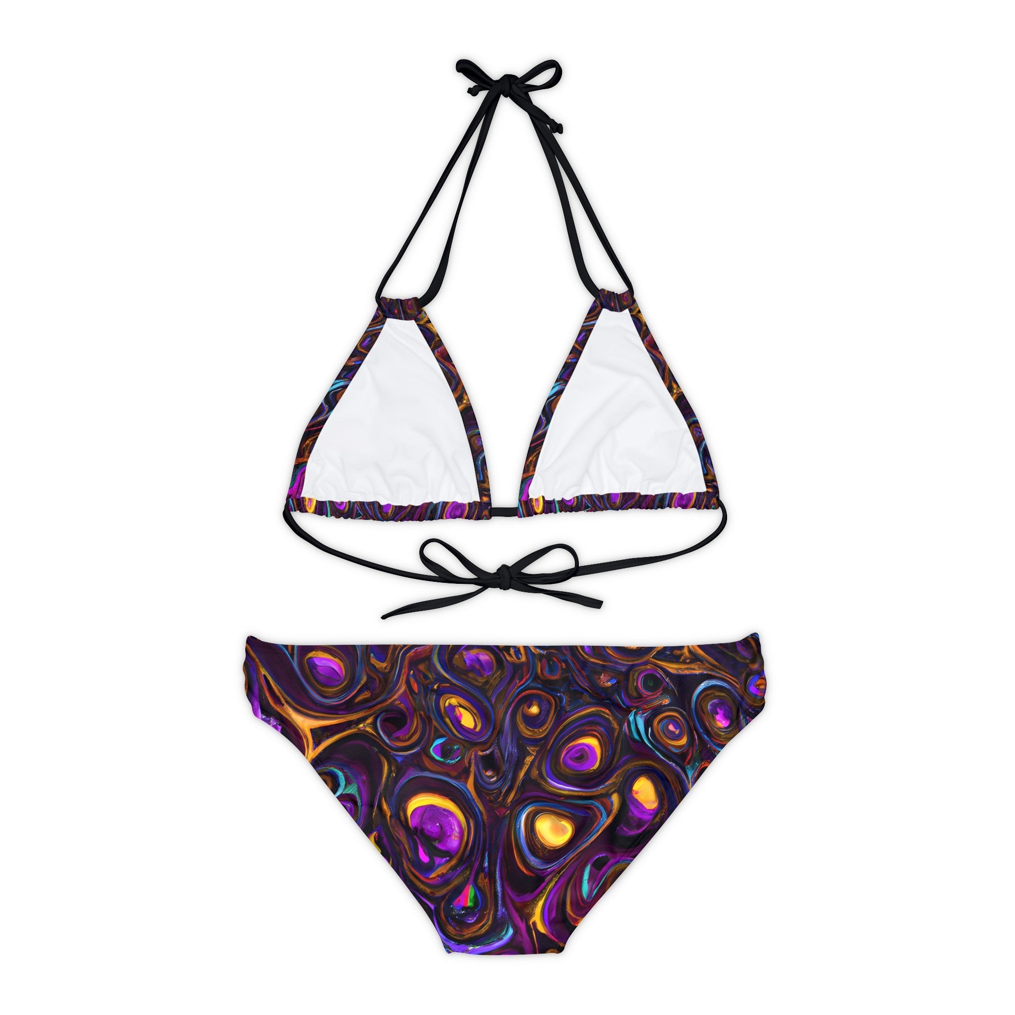 All Over Prints - Women's Heady Strappy Bikini - Acid Daddy