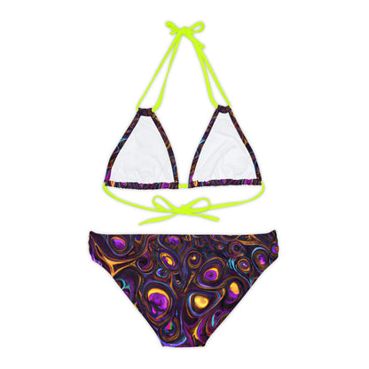 All Over Prints - Women's Heady Strappy Bikini - Acid Daddy