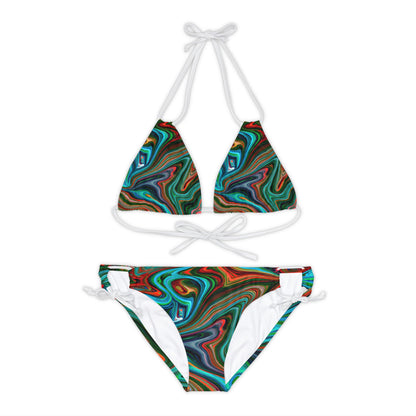 All Over Prints - Women's Infinity Strappy Bikini - Acid Daddy