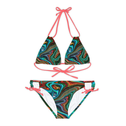 All Over Prints - Women's Infinity Strappy Bikini - Acid Daddy