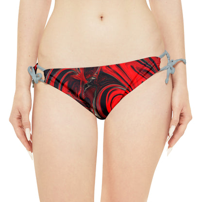 All Over Prints - Women's Raging Heart Stylish Strappy Bikini - Acid Daddy