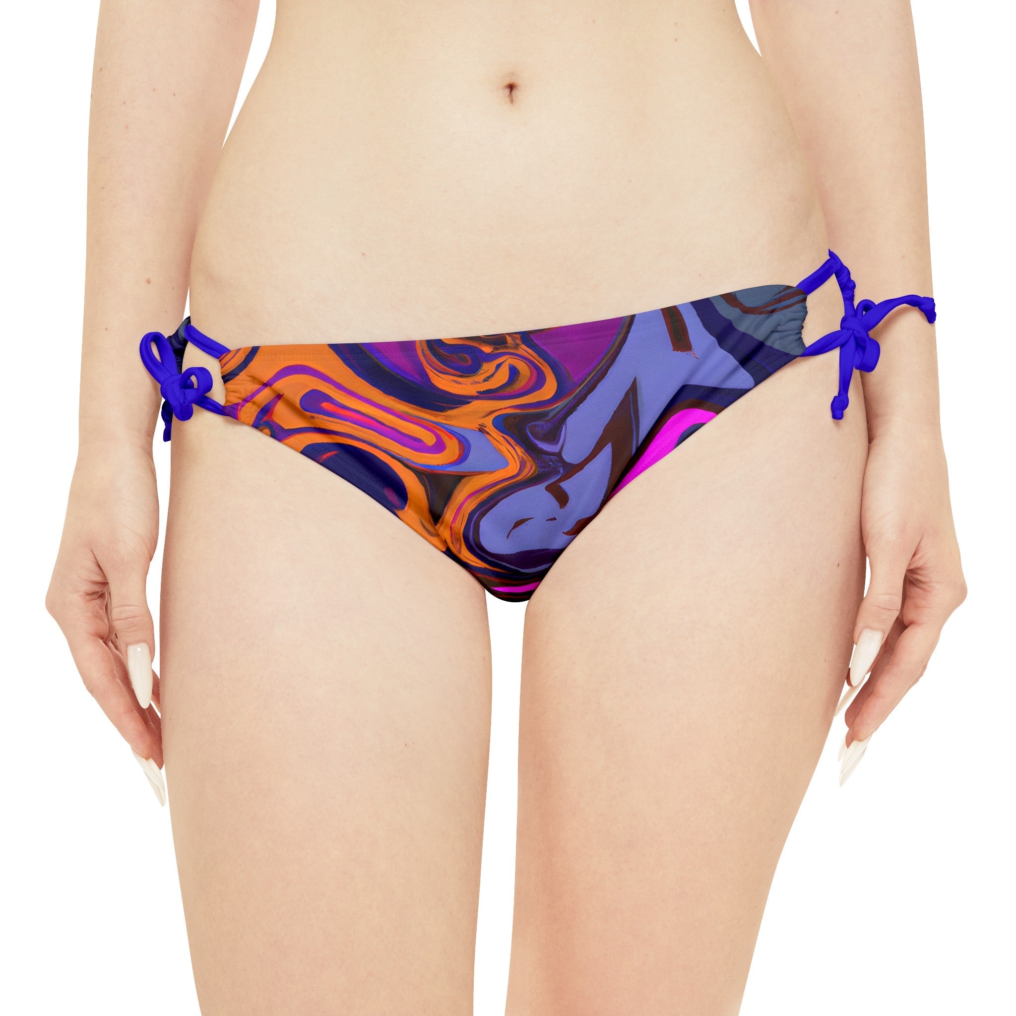 All Over Prints - Women's Vivid Visceral Strappy Bikini - Acid Daddy