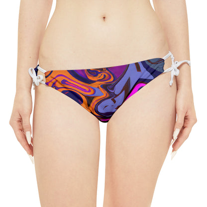 All Over Prints - Women's Vivid Visceral Strappy Bikini - Acid Daddy