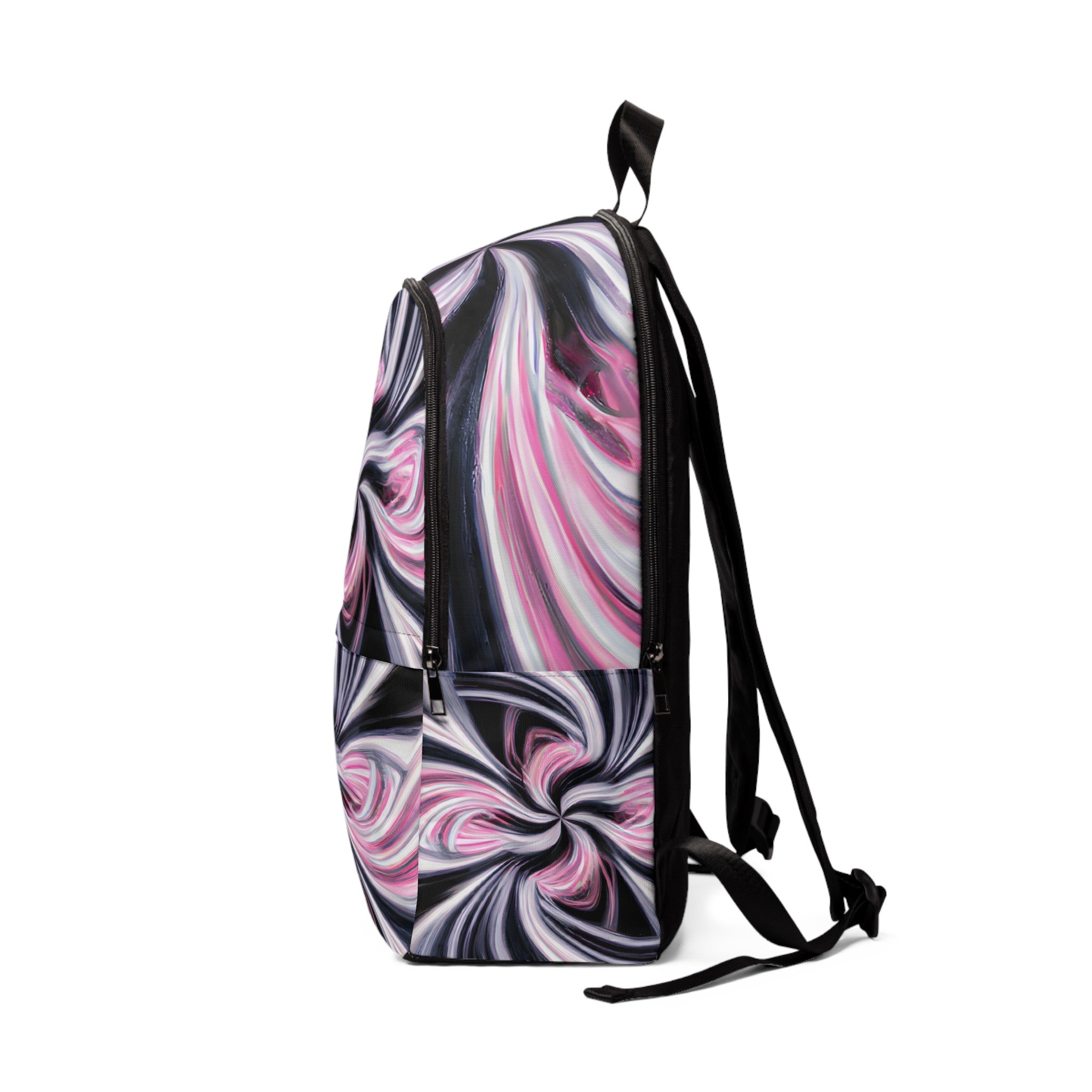 Backpacks - Trippy Ballet Pink Spin Rave Backpack - Acid Daddy