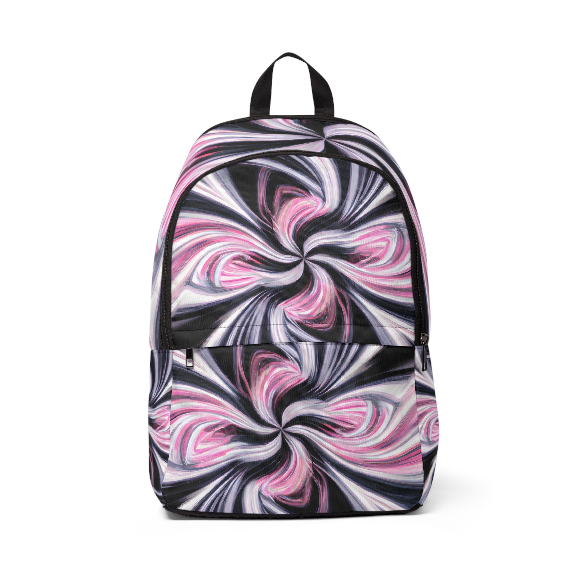 Backpacks - Trippy Ballet Pink Spin Rave Backpack - Acid Daddy