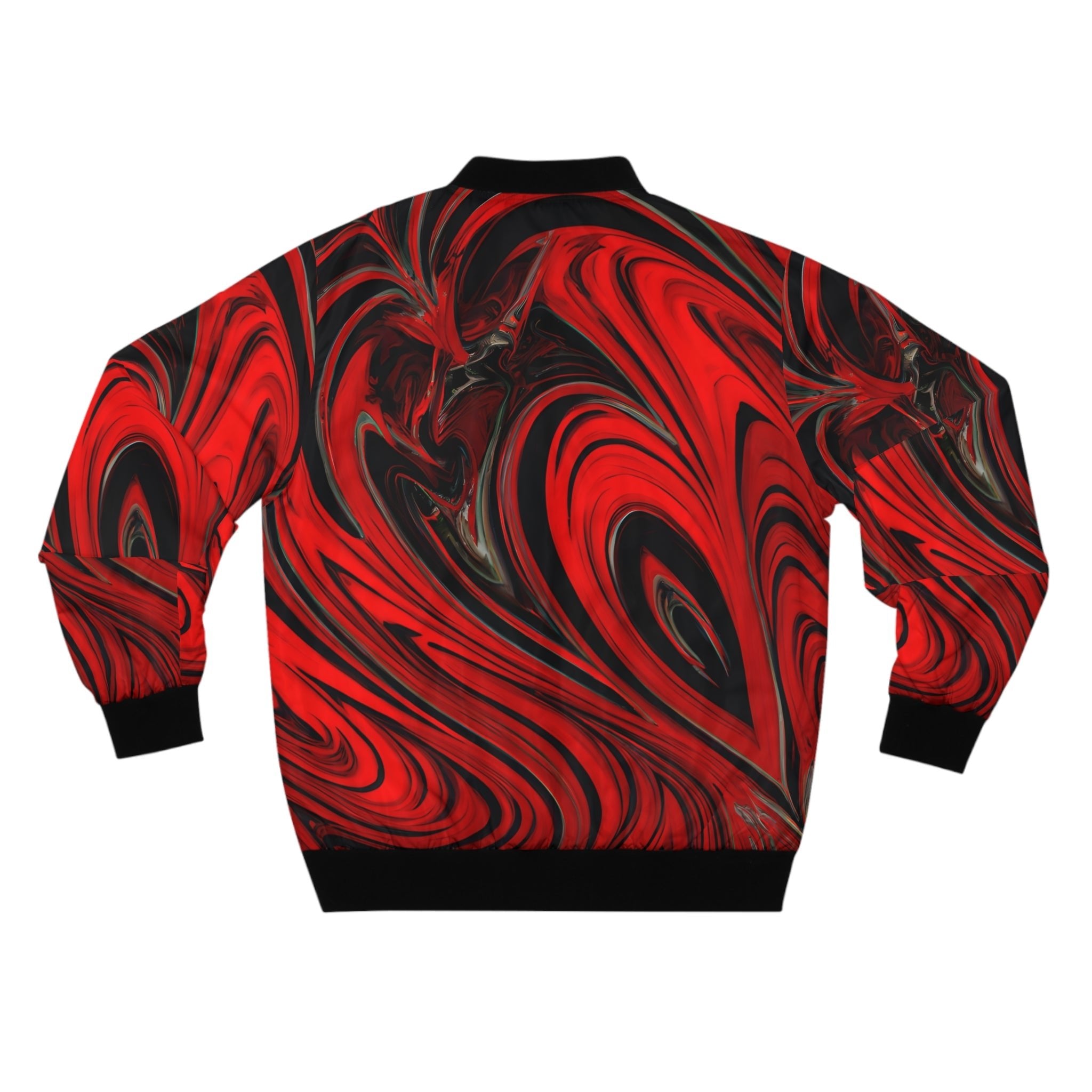 All Over Prints - Men's Raging Heart Bomber Jacket - Acid Daddy