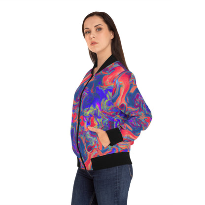 Bomber Jackets - Women's Pastel Dreams Bomber Jacket - Acid Daddy