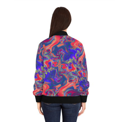 Bomber Jackets - Women's Pastel Dreams Bomber Jacket - Acid Daddy