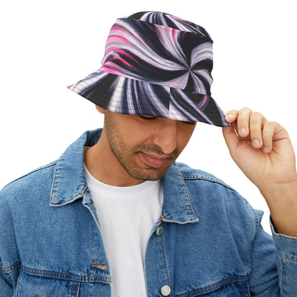 Bucket Hats - Ballet Pink Spin Bucket Hat - Acid Daddy