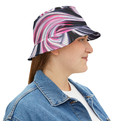 Bucket Hats - Ballet Pink Spin Bucket Hat - Acid Daddy