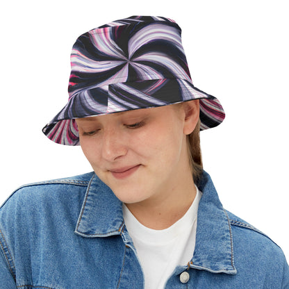 Bucket Hats - Ballet Pink Spin Bucket Hat - Acid Daddy