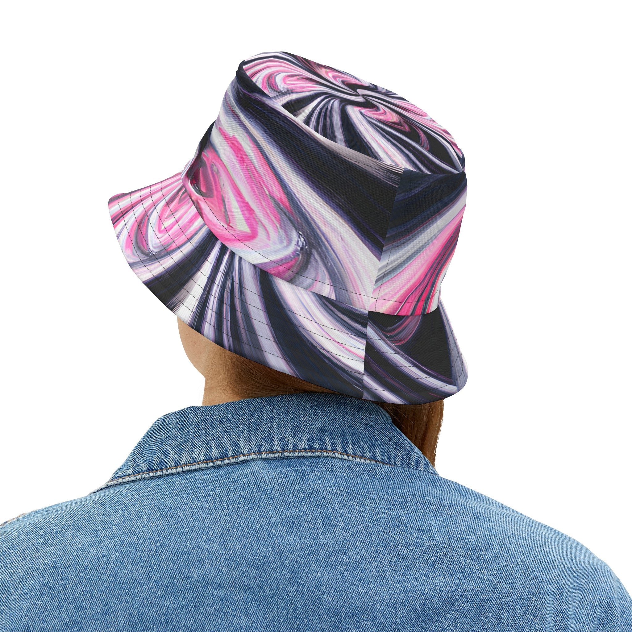 Bucket Hats - Ballet Pink Spin Bucket Hat - Acid Daddy