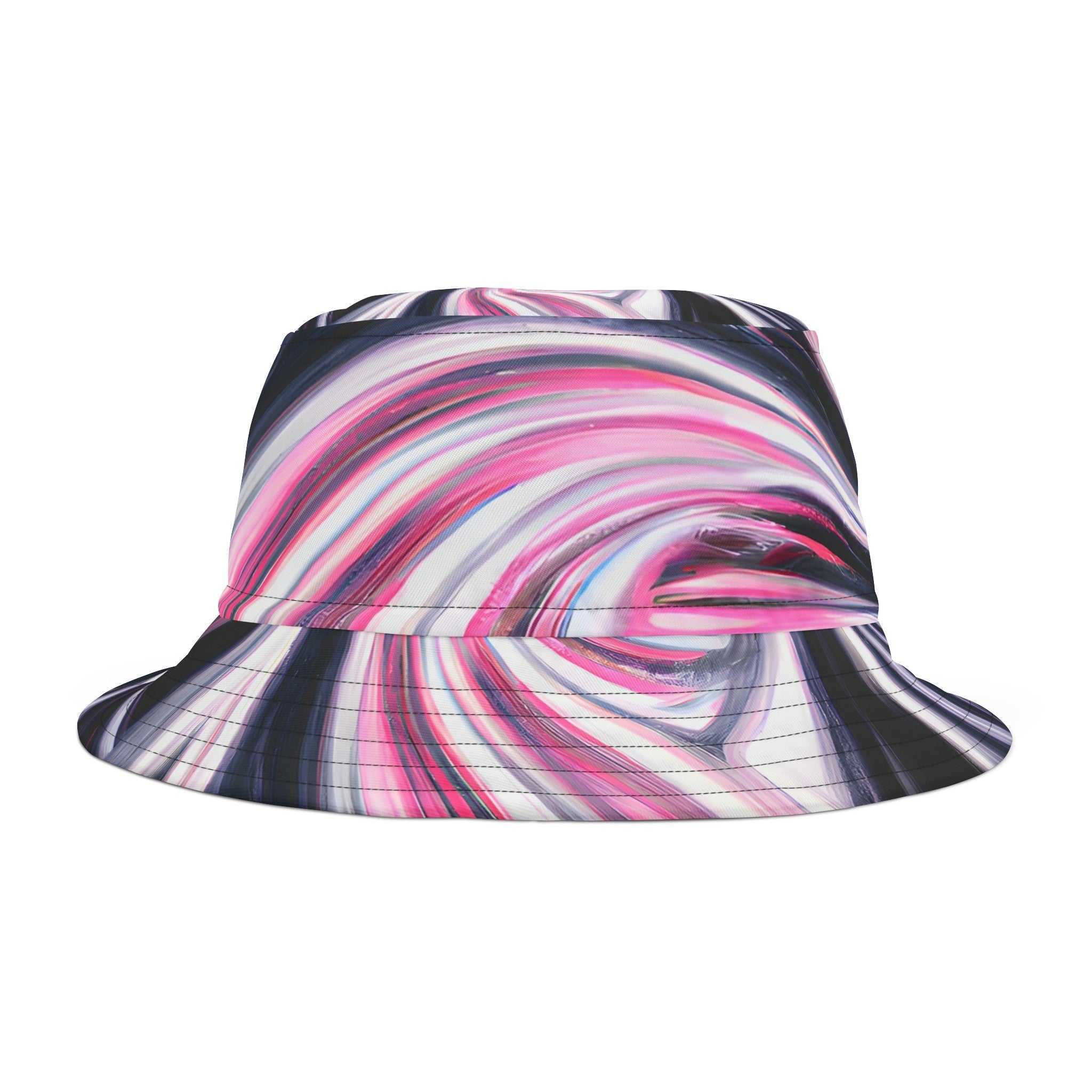 Bucket Hats - Ballet Pink Spin Bucket Hat - Acid Daddy