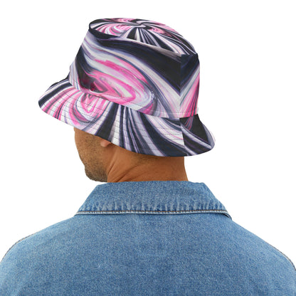 Bucket Hats - Ballet Pink Spin Bucket Hat - Acid Daddy