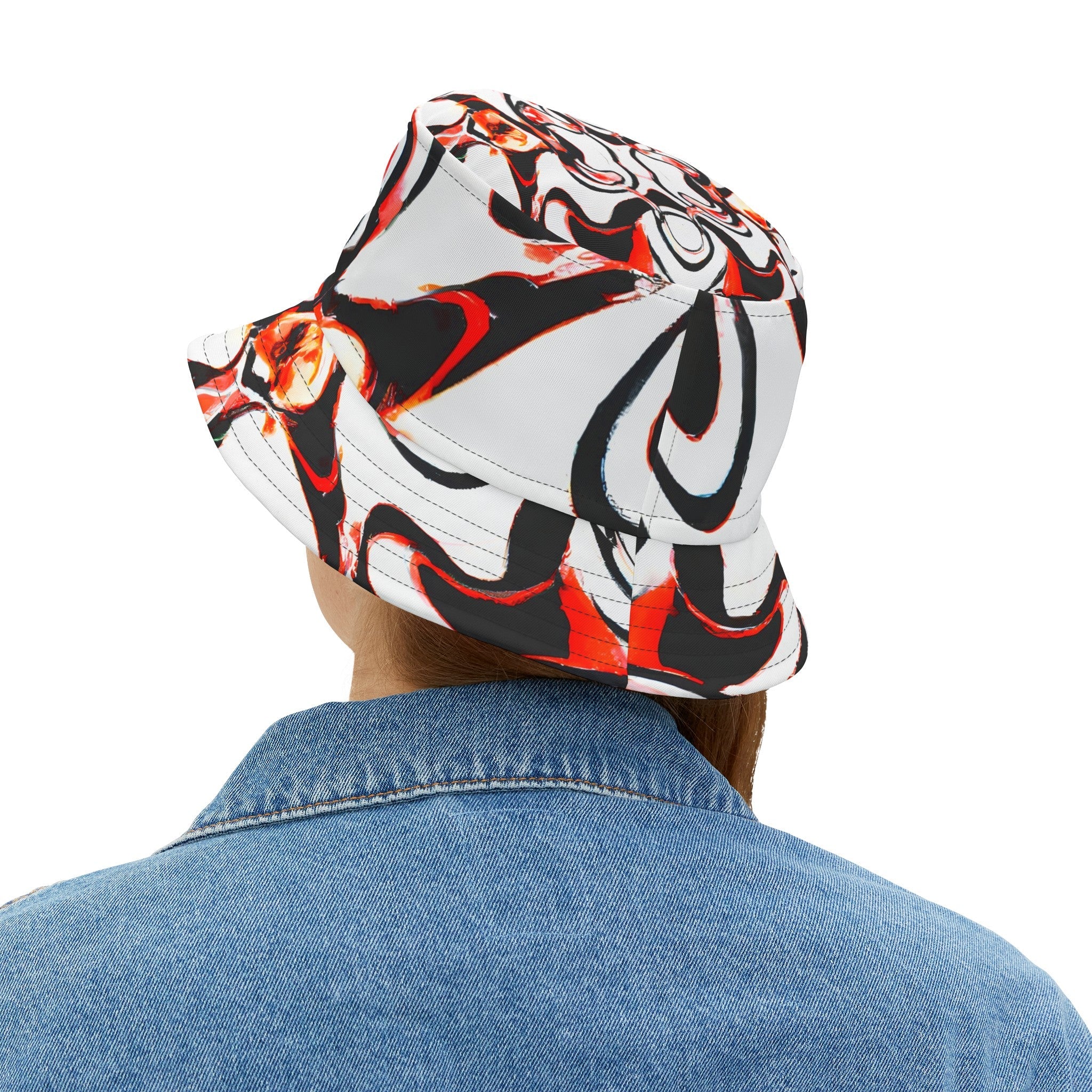 Bucket Hats - Crimson Rage Bucket Hat - Acid Daddy