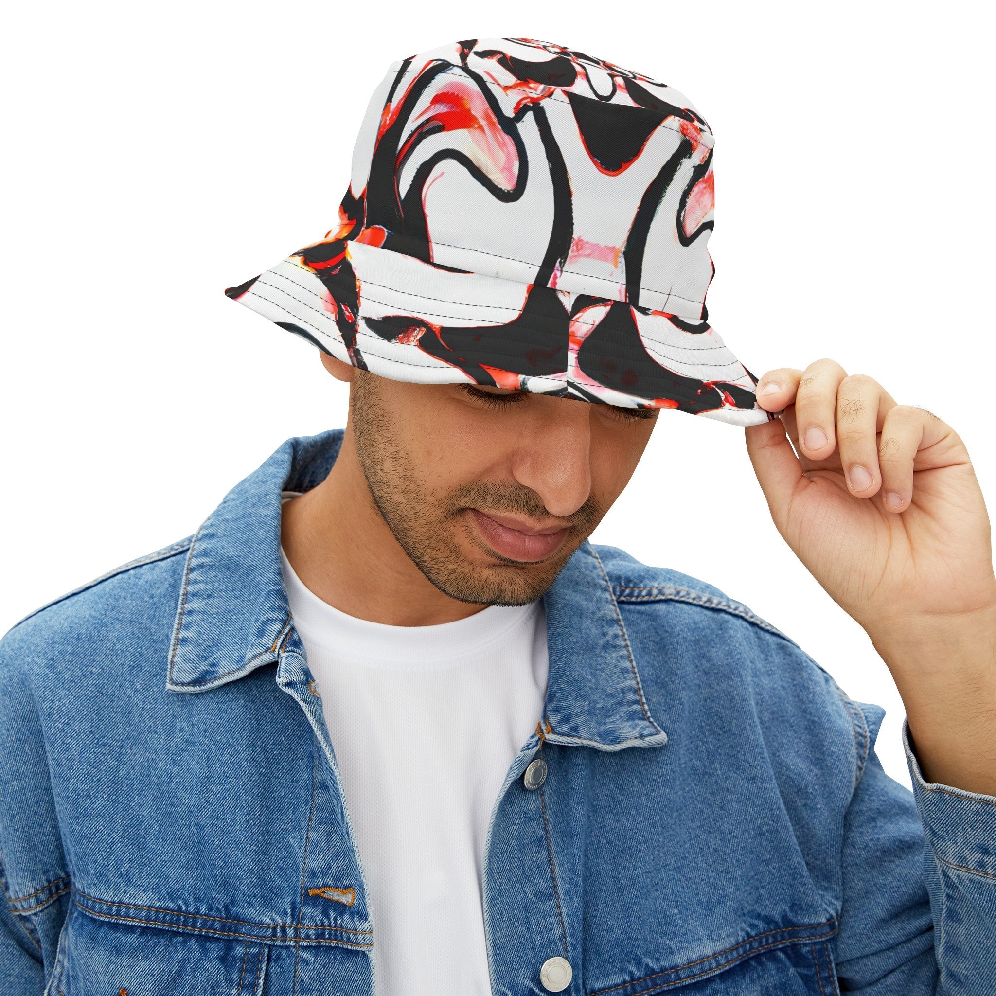 Bucket Hats - Crimson Rage Bucket Hat - Acid Daddy