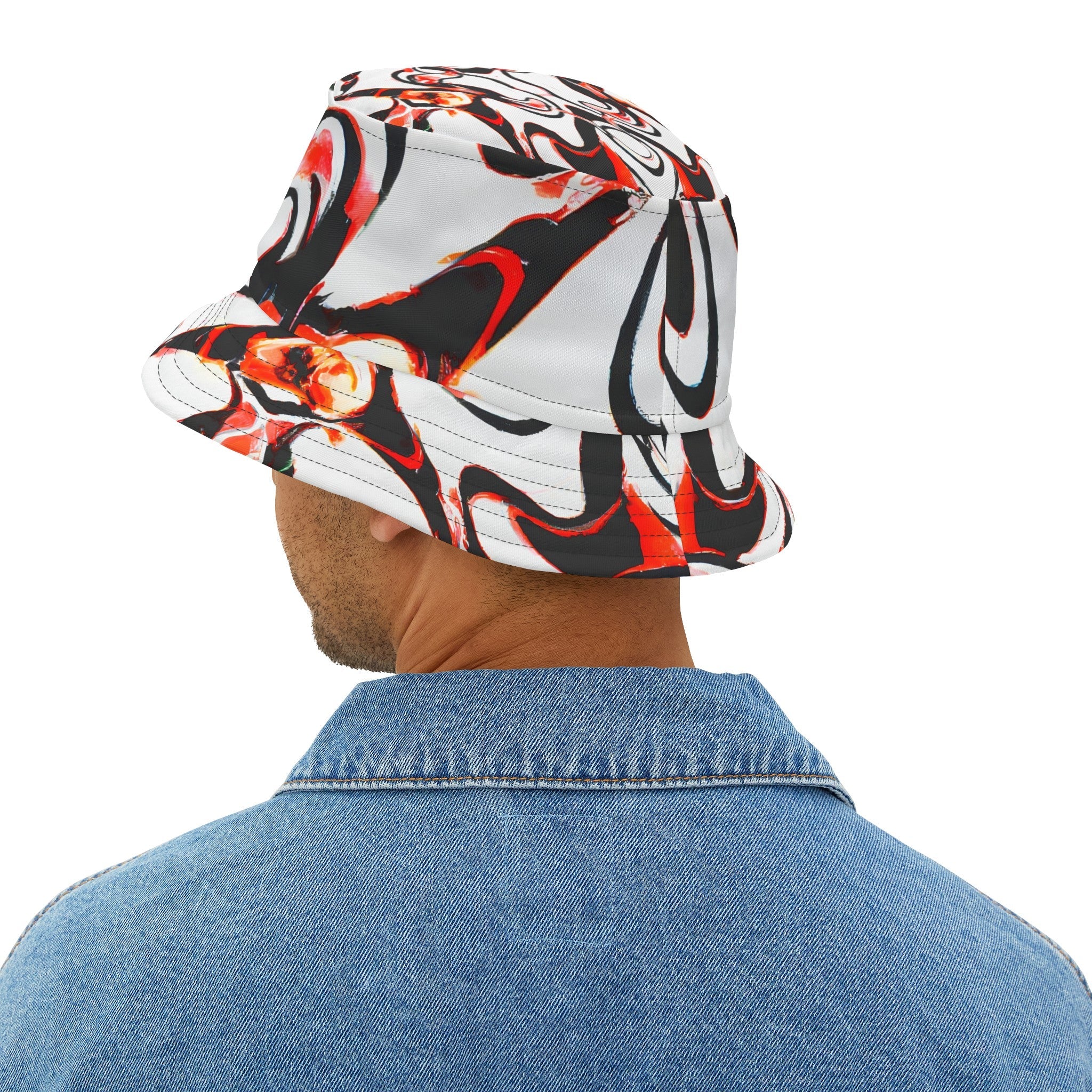 Bucket Hats - Crimson Rage Bucket Hat - Acid Daddy