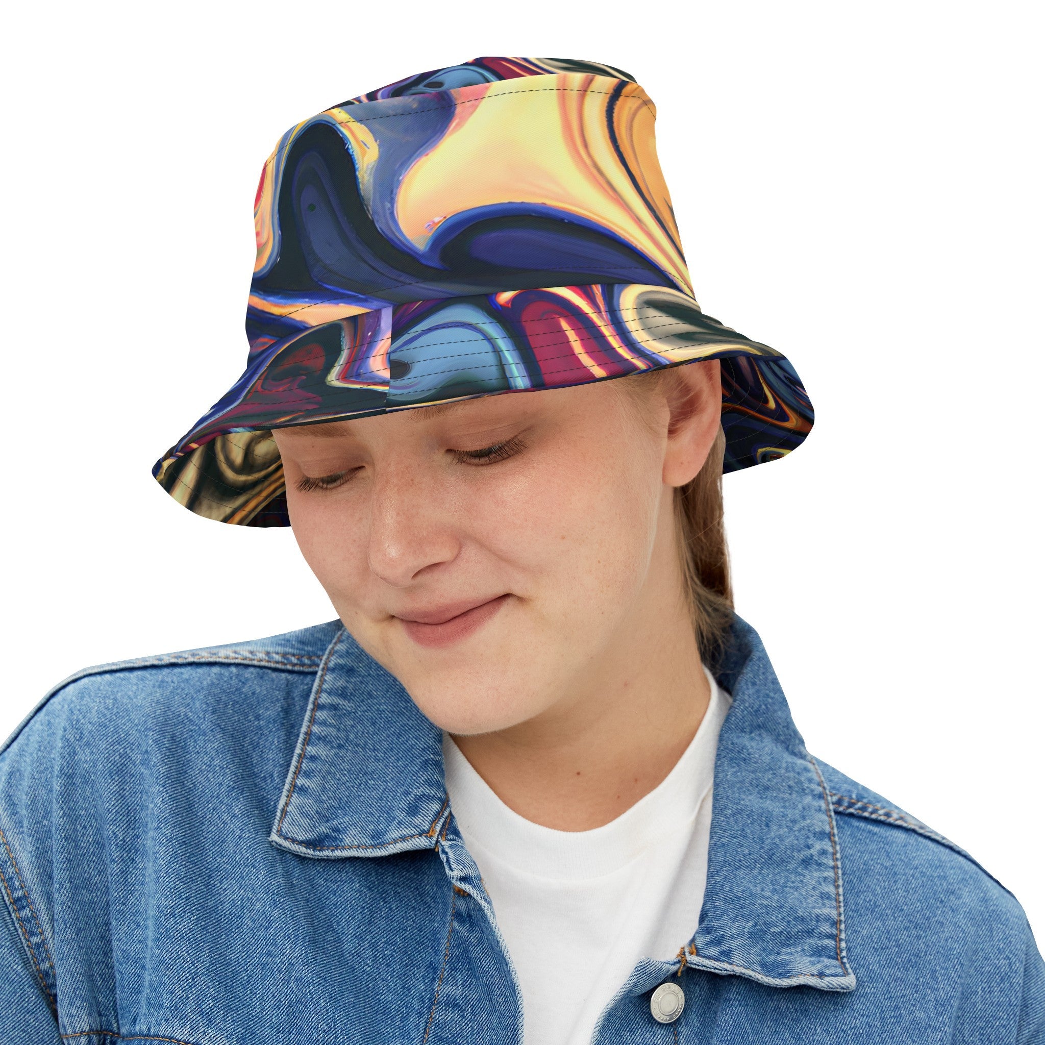 Bucket Hats - Ice Cream Avalance Bucket Hat - Acid Daddy