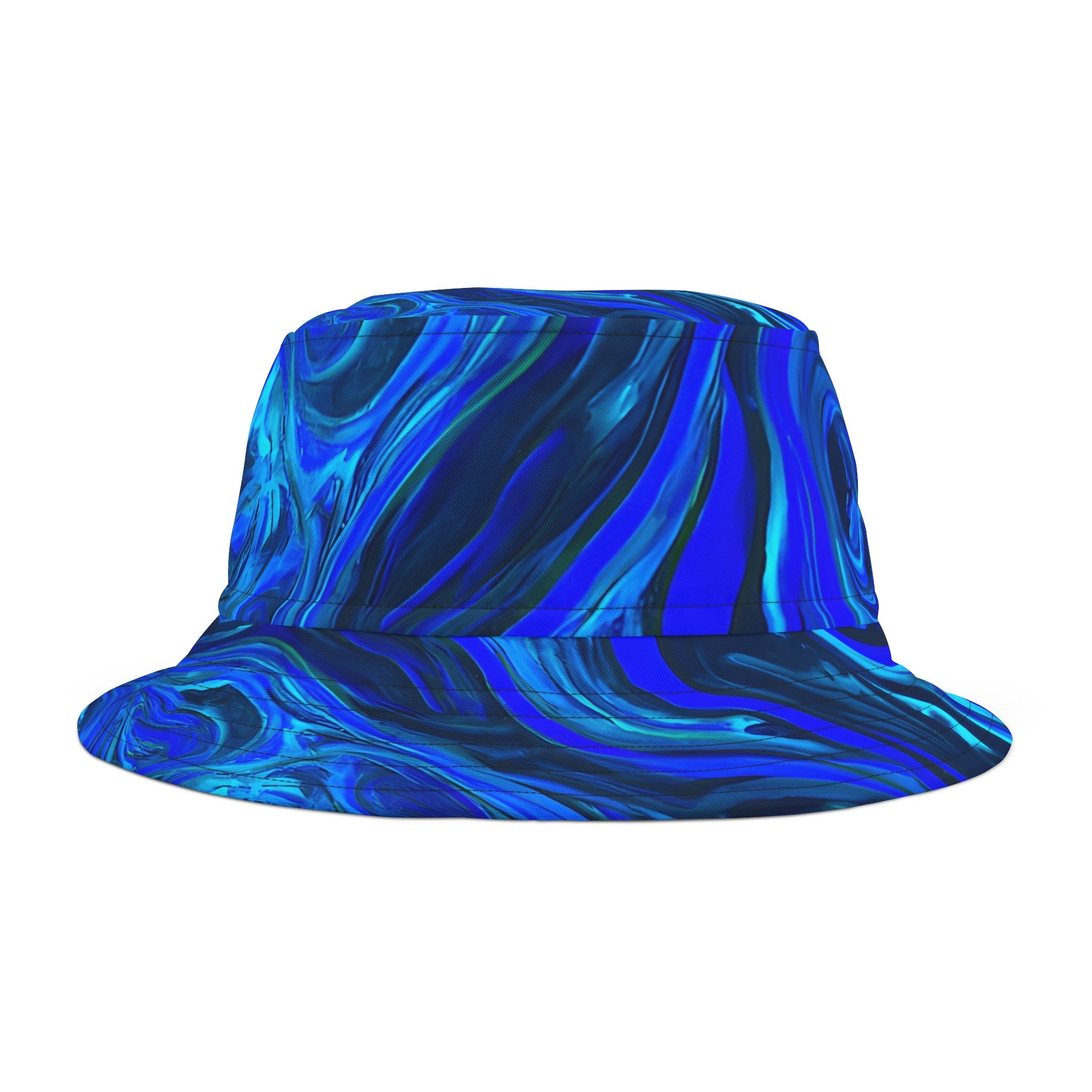 Bucket Hats - Liquid Blue Ice Bucket Hat - Acid Daddy