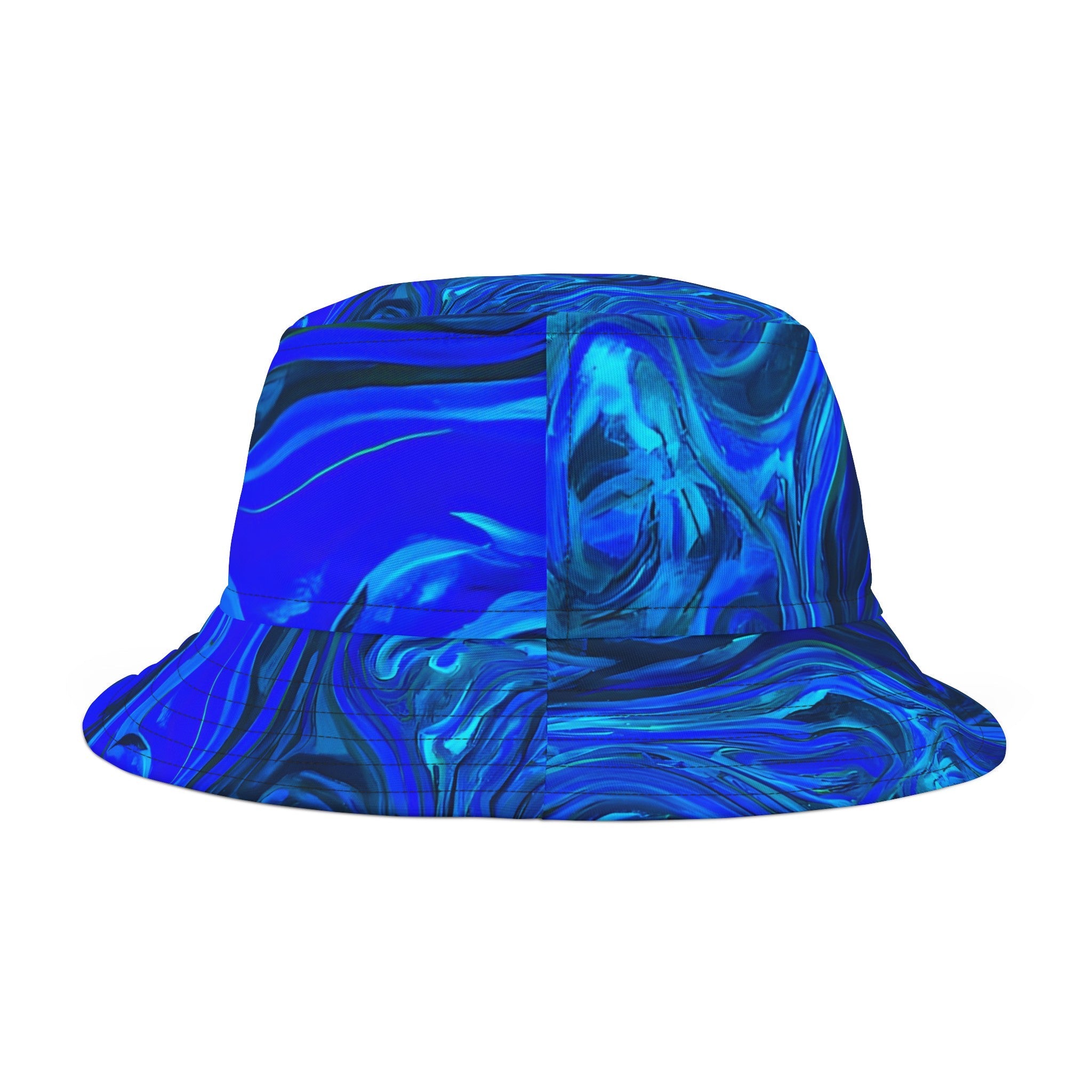 Bucket Hats - Liquid Blue Ice Bucket Hat - Acid Daddy