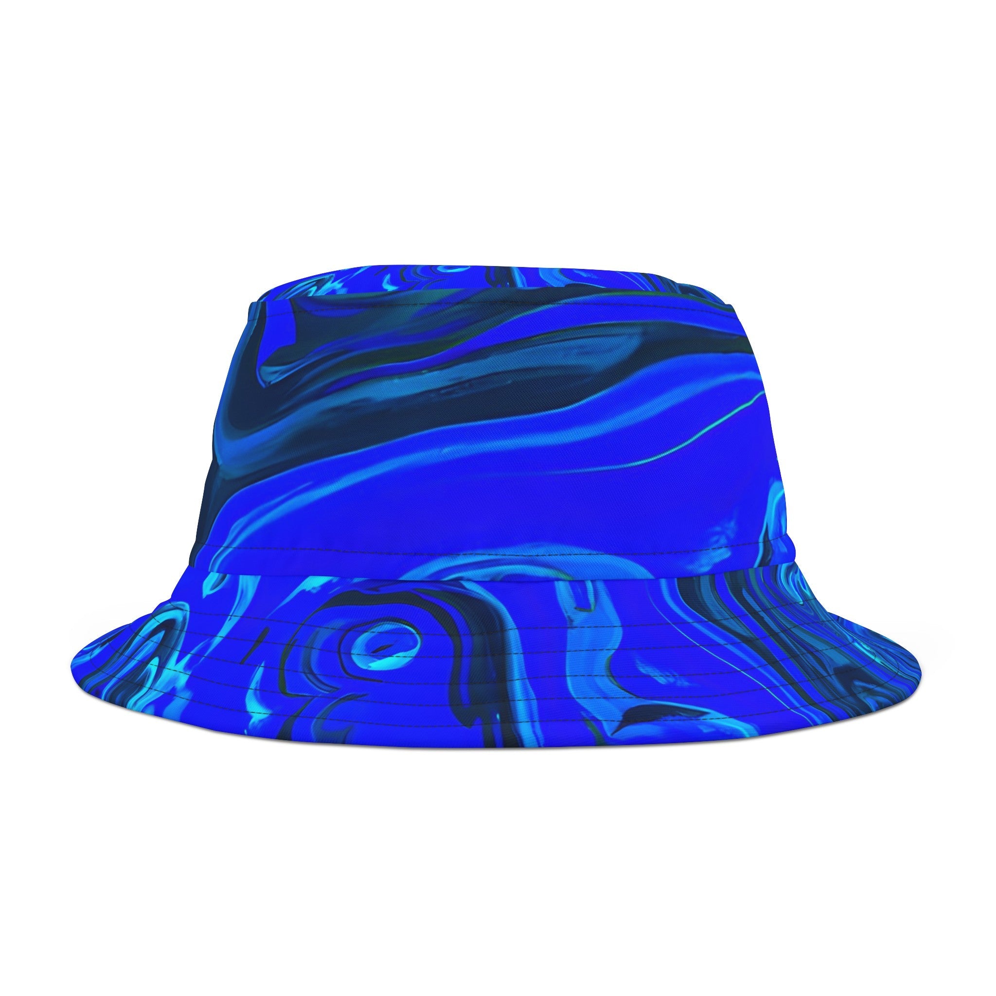 Bucket Hats - Liquid Blue Ice Bucket Hat - Acid Daddy