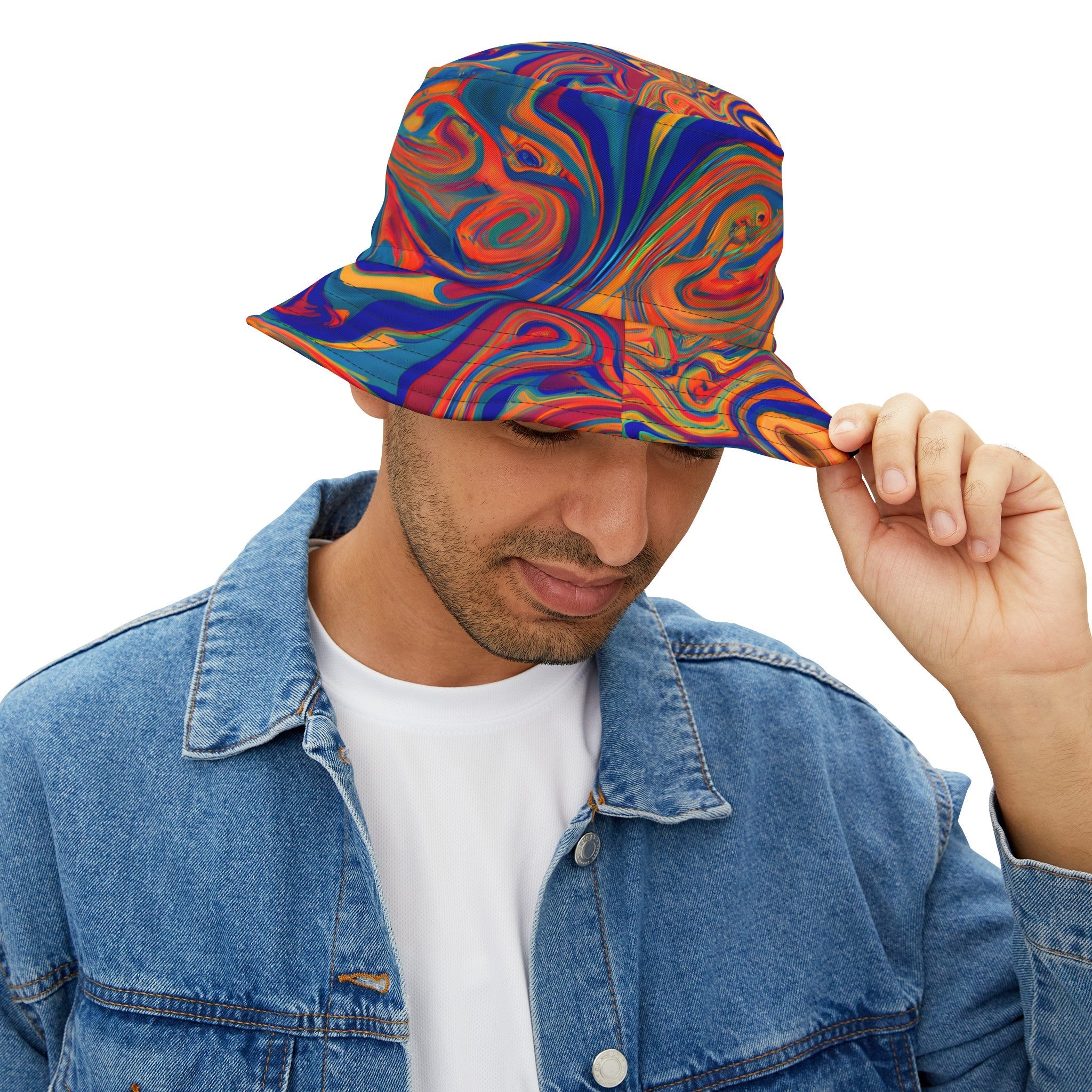 Bucket Hats - Retro Delight Bucket Hat - Acid Daddy