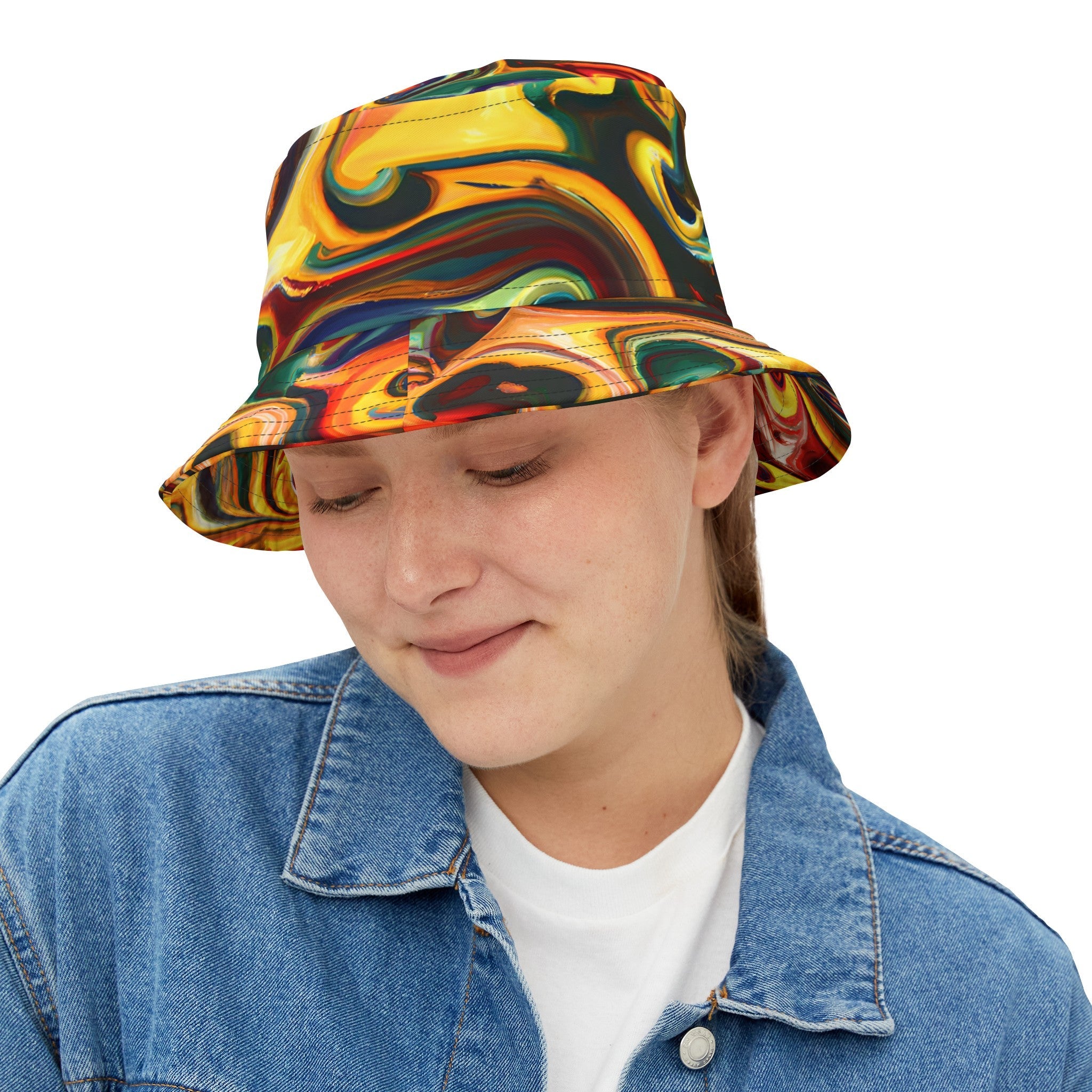 Bucket Hats - Spicy Swirl Bucket Hat - Acid Daddy