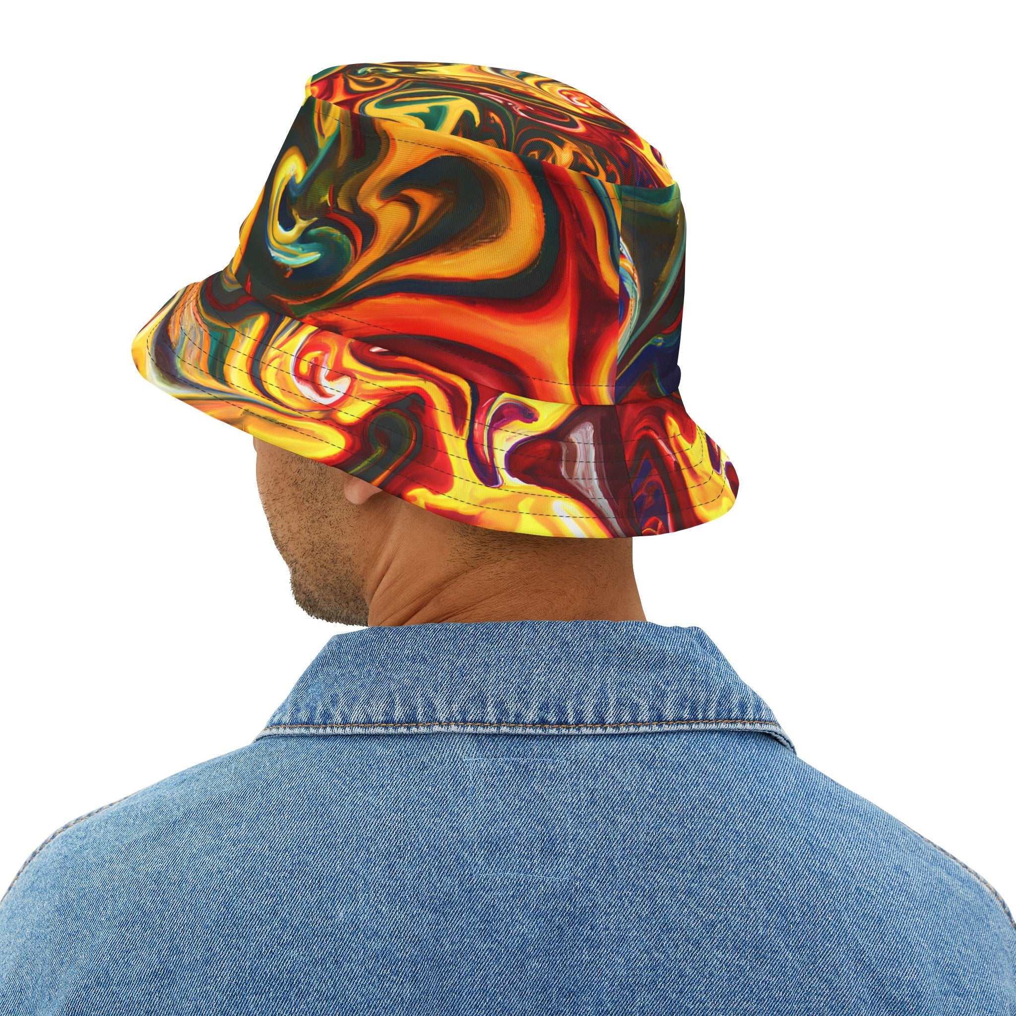 Bucket Hats - Spicy Swirl Bucket Hat - Acid Daddy