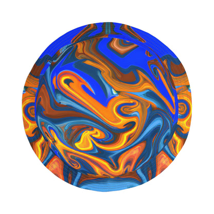 Bucket Hats - Trippy Blue Orange Bucket Hat - Acid Daddy