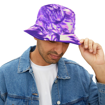 Bucket Hats - Vaporous Lavender Mist Bucket Hat - Acid Daddy