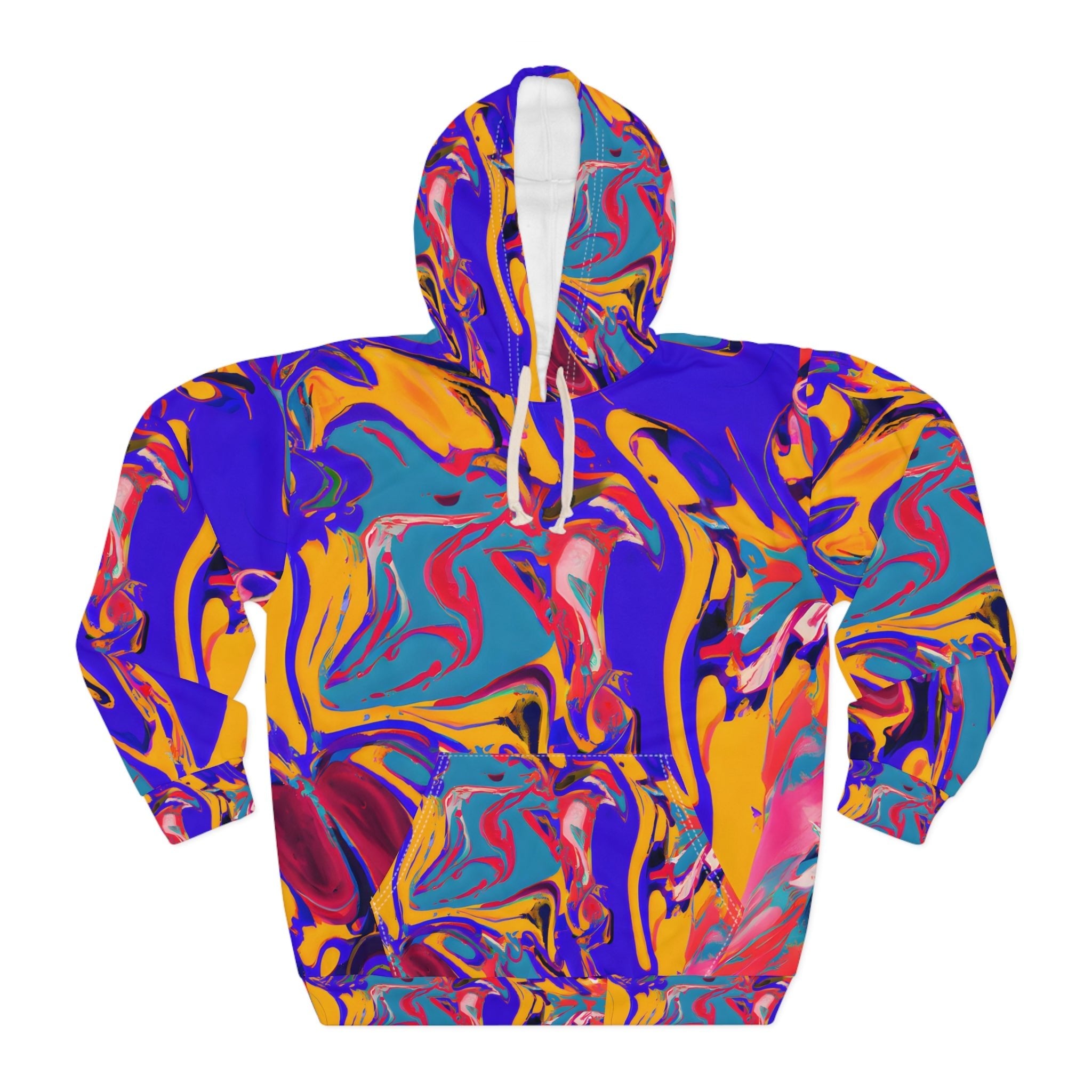 Pullover Hoodies - Lost Painting Unisex Pullover Hoodie - Acid Daddy