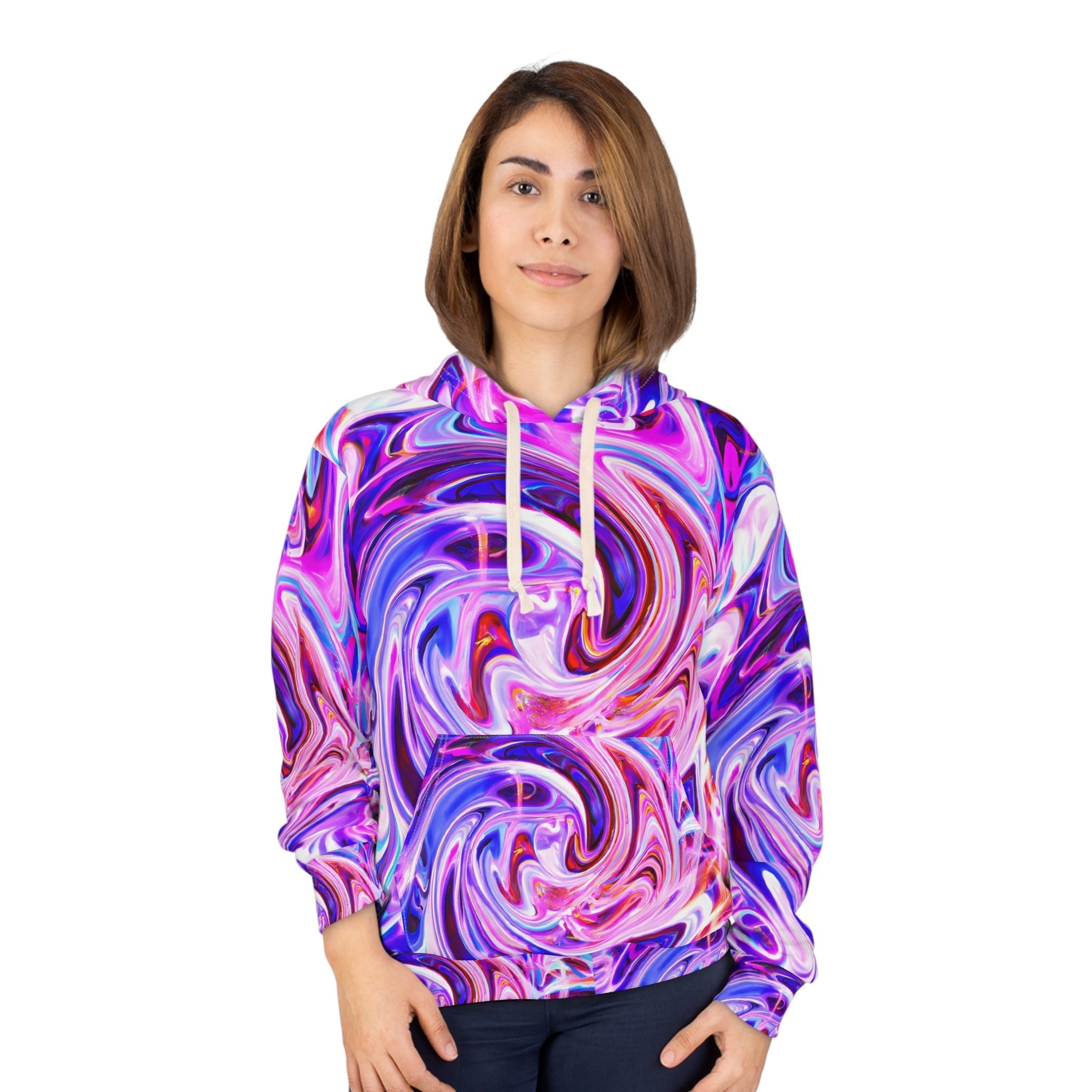 Psychedelic pullover hoodie sale