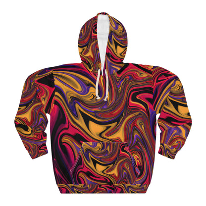 Pullover Hoodies - Psychedelic Swirls Unisex Pullover Hoodie - Acid Daddy