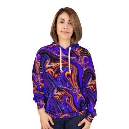 Pullover Hoodies - Purple Flux Unisex Pullover Hoodie - Acid Daddy