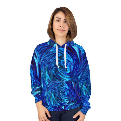 Pullover Hoodies - Vortex Blue Unisex Pullover Hoodie - Acid Daddy