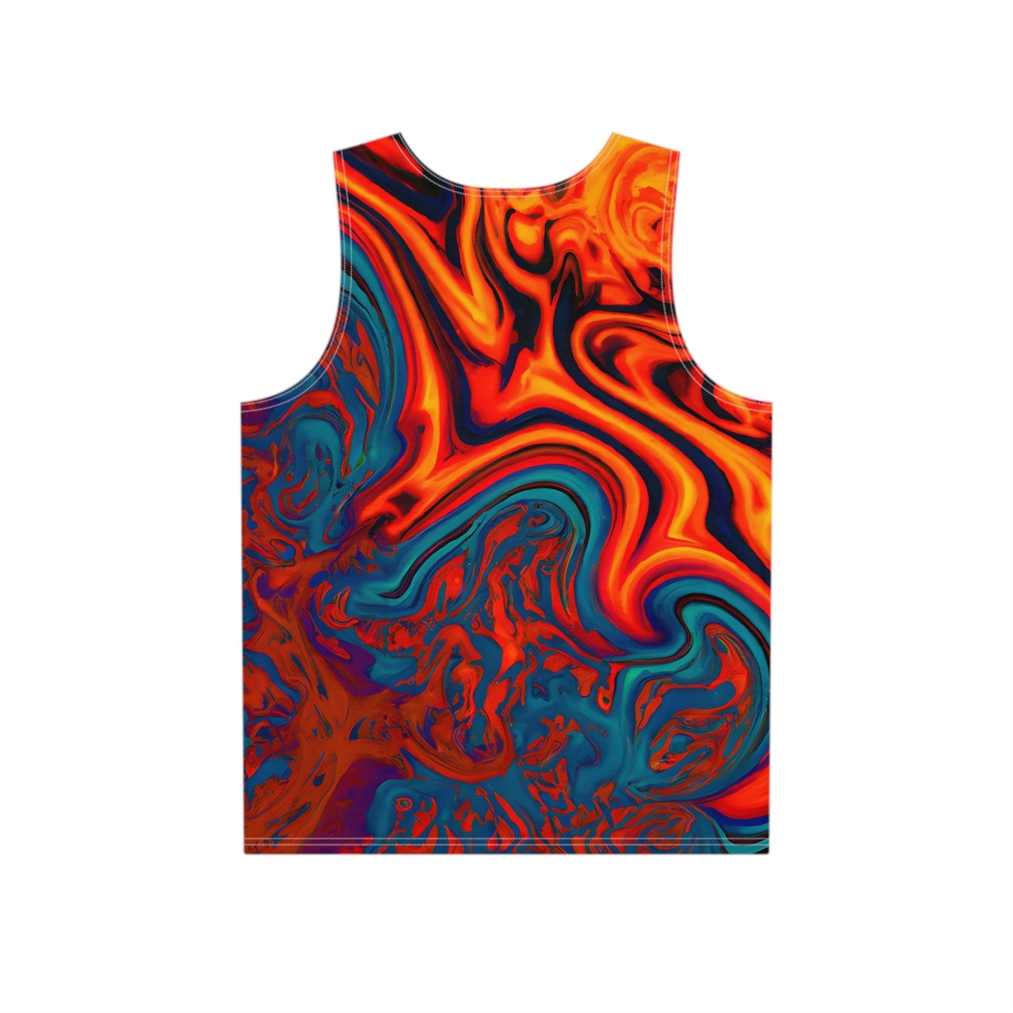 Tank Tops - Men's Eccentric Orange Tank Top - Acid Daddy