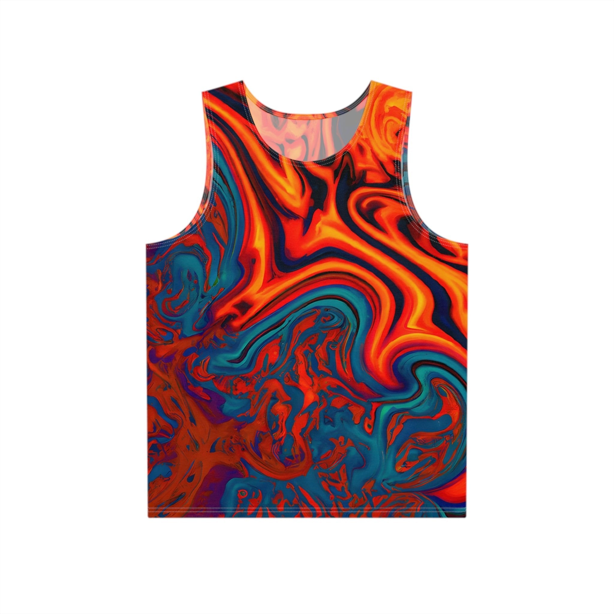 Tank Tops - Men's Eccentric Orange Tank Top - Acid Daddy