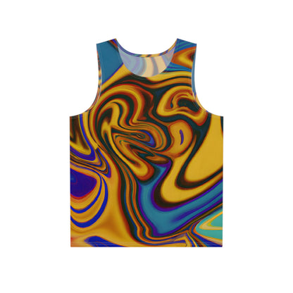 Tank Tops - Men's Glam Gold Stripe Tank Top - Acid Daddy